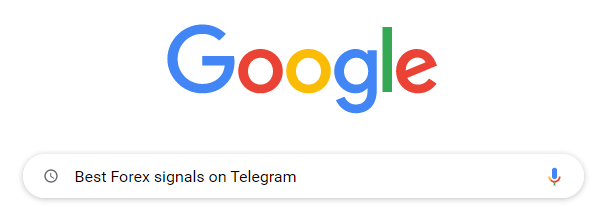 Google search for the best Telegram channels for Forex trading